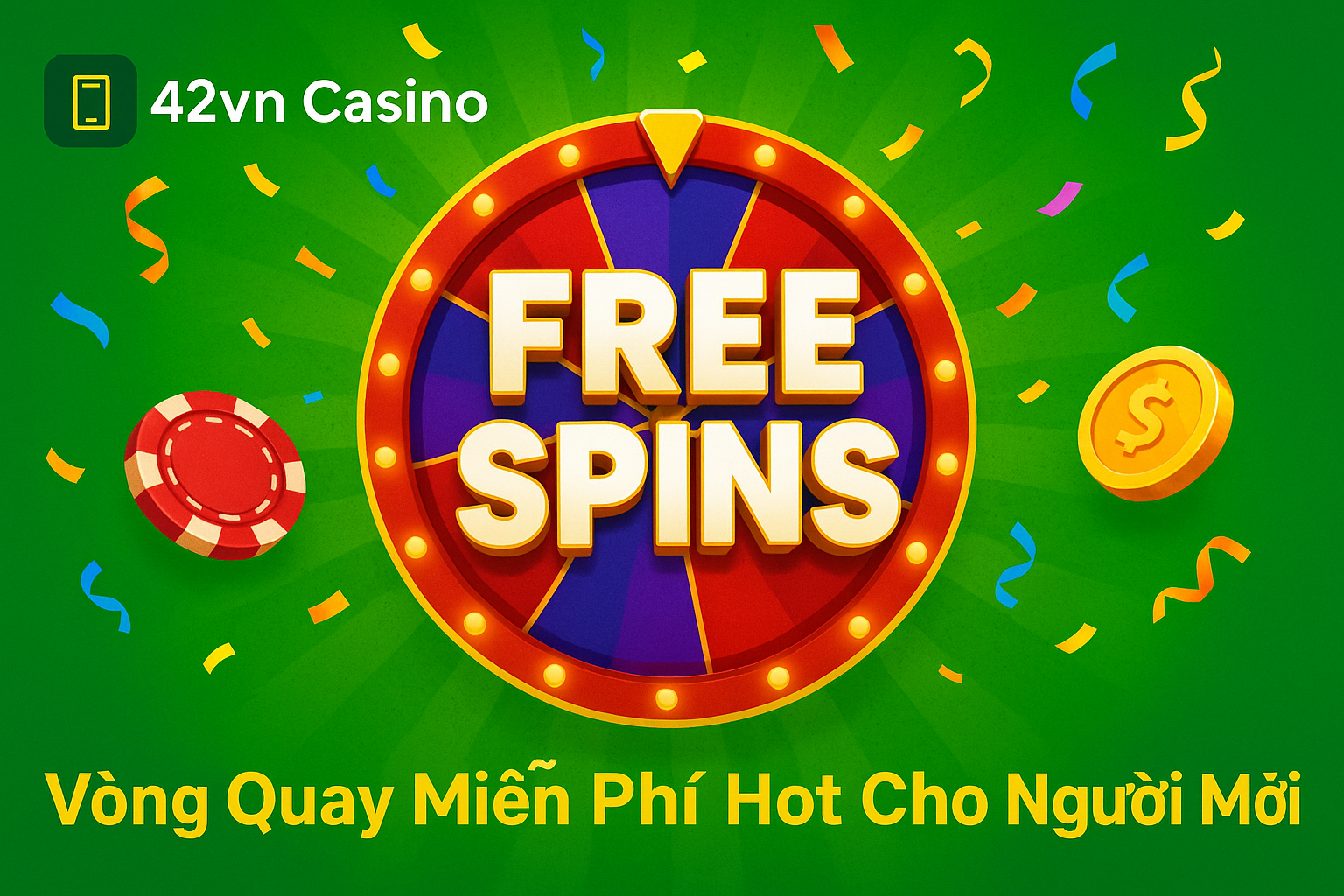 Free Spins 42vn Casino – Quay Miễn Phí Cho Tân Thủ